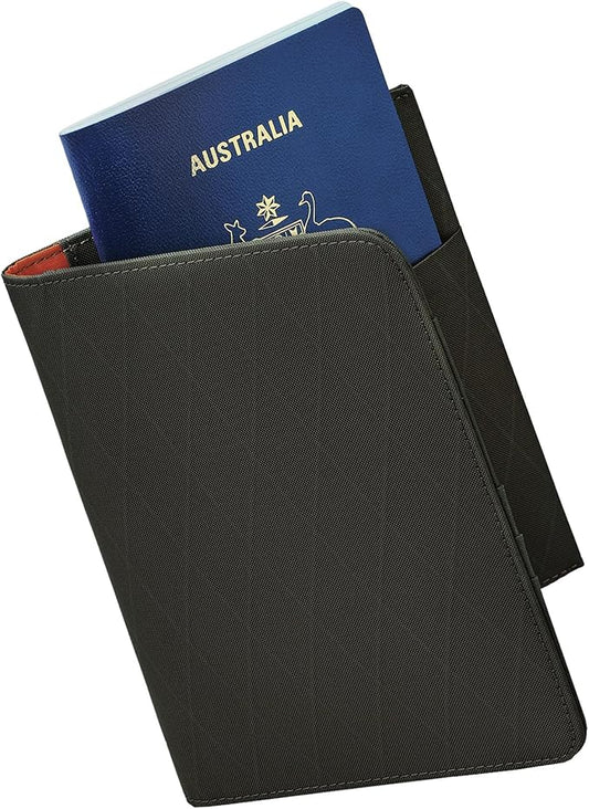 ALPAKA ARK Bifold Passport Wallet - Passport Holder with X-Pac VX21 Weatherproof Fabric, UV Proof, Passport Slot, 3 Card, ...