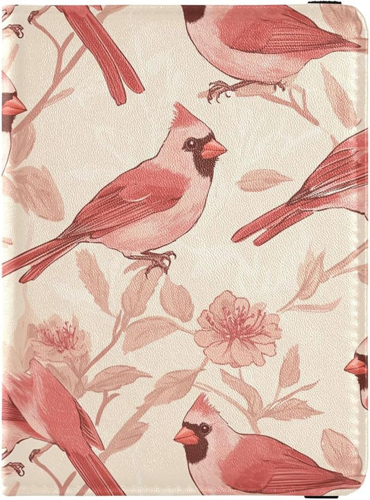 Art Blush Birds Passport and Vaccine Card Holder Combo Travel Passport Wallet With Vaccination Card Slot Passport Holder C...