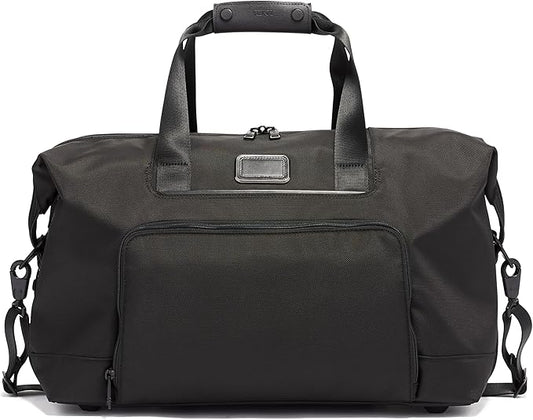 TUMI Alpha Double Expansion Travel Satchel - Business Duffel Bag for Men & Women - Weekend Travel Bag with Shoulder Strap