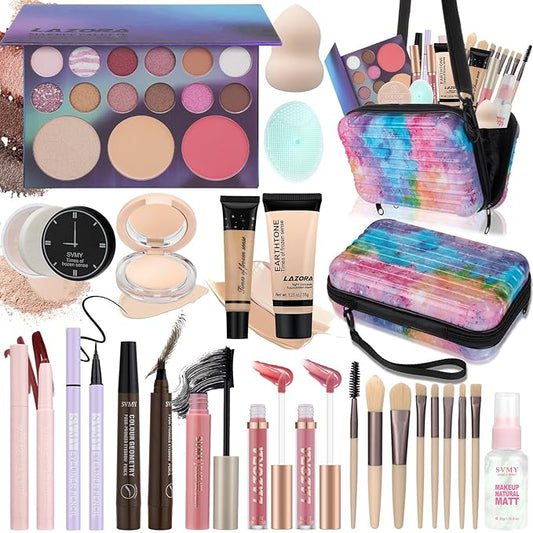Makeup Kit for Teens Makeup Gift Set for Beginners Teenager Makeup Sets Travel Makeup Kits for Teenagers Girls 14-16 Make ...