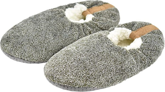 Panda Bros Mens Slipper Socks Low Cut Super Soft Warm Home Sock with Non-Slip Indoor Slipper Shoes Socks