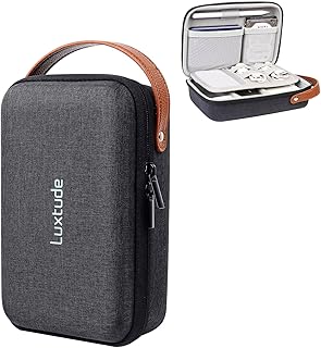 Luxtude Electronic Organizer Travel Case, Portable Tech Organizers, Hard Charger Organizer, Travel Cable Organizers, Tech ...