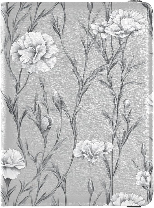 Aesthetic Florals Passport and Vaccine Card Wallet Combo Travel Passport Wallet With Vaccination Card Slot Passport Holder...