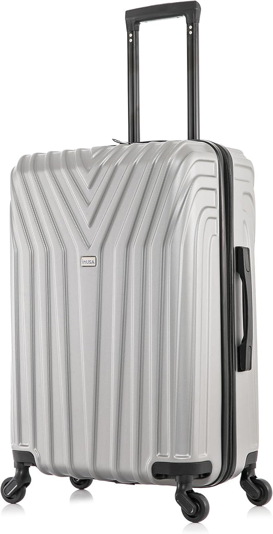 InUSA VASTY Luggage with Spinner Wheels | Durable Lightweight Hardside Suitcase, Travel Bag with Handle and Trolley, 24-In...