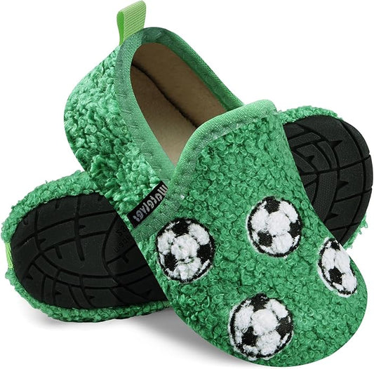 WateLves Kids Toddler Slippers Boys Girls House Shoes Slip on Sock Slippers Lightweight Winter Indoor Outdoor Walking Shoes