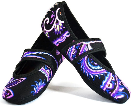 Nufoot Betsy Lou Women's Slippers, Foldable, Flexible Flats, Slipper Socks, Travel Slippers, Exercise Shoe, Dance Shoe, Yo...