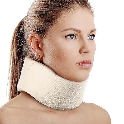 Soft Foam Neck Brace Universal Cervical Collar, Adjustable Neck Support Brace for Sleeping - Relieves Neck Pain and Spine ...