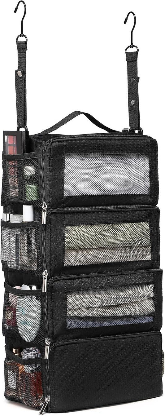 Aucovely Suitcase Organizer Travel Bags Organizer for Luggage Compression Hanging Packing Cubes for Travel Carry on Closet...