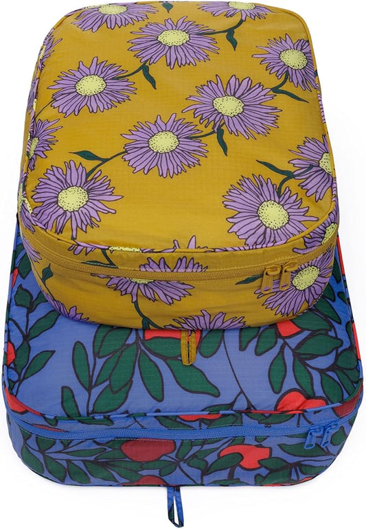 BAGGU Large Packing Cube Set - Night Orchard