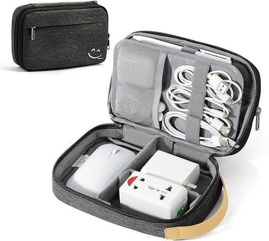 Travelkin Cord Organizer Travel, Electronic Organizer Travel Case, Cable Organizer Bag For Cords,Chargers Phone, Sd Card,U...