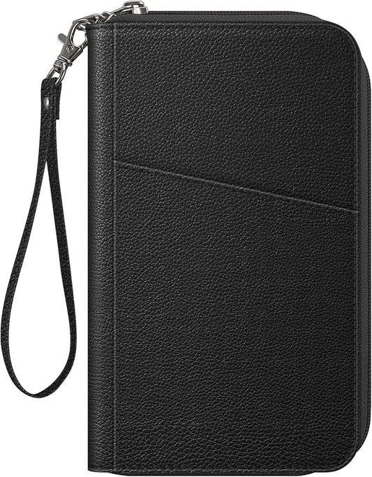 Fintie Family Passport Holder Wallet, RFID Blocking Travel Document Organizer Clutch Bag Credit Cards Case Cover for Women...