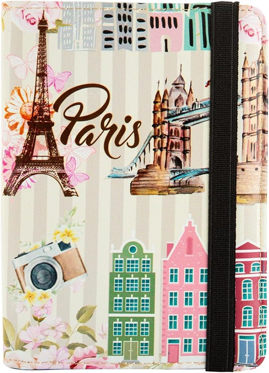 Passport and Vaccine Card Holder Combo,Passport Holder Wallet Rfid Blocking for Men Women Travel Document Holder Case Cove...