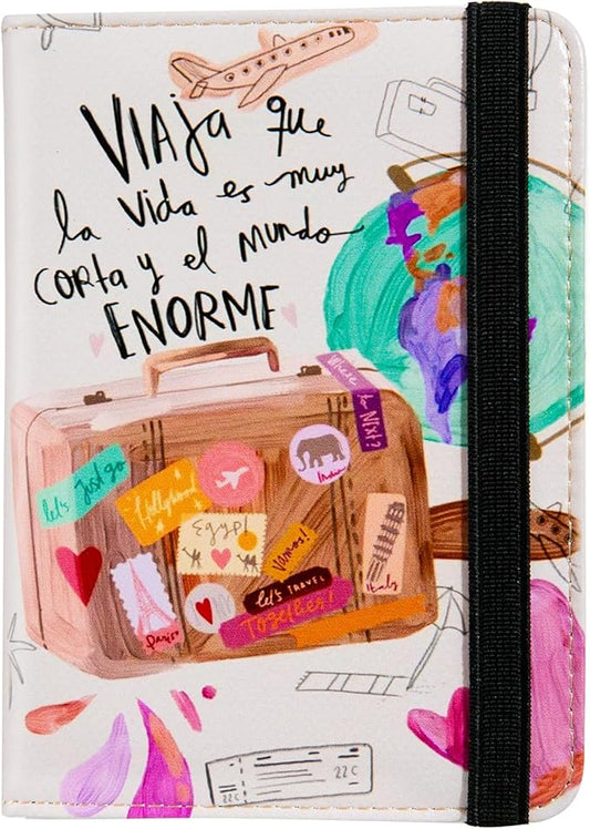 Pink Passport Holder,Cute Passport Cover,Travel Wallet with Credit Card Slots Rfid passport Wallet Waterproof Documents Or...