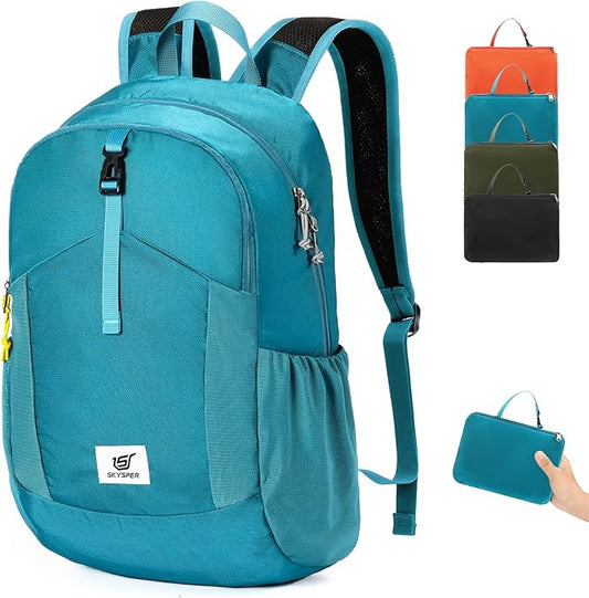 SKYSPER Small Hiking Backpack for Men Women 20L RFID Packable Daypack Ultralight Foldable Back Pack Lightweight Collapsibl...