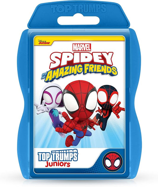 Top Trumps Spidey & Friends Junior 5-in-1 Card Game for Kids Ages 3+, 2+ Players, Portable Travel Game, Memory, Strategy, ...