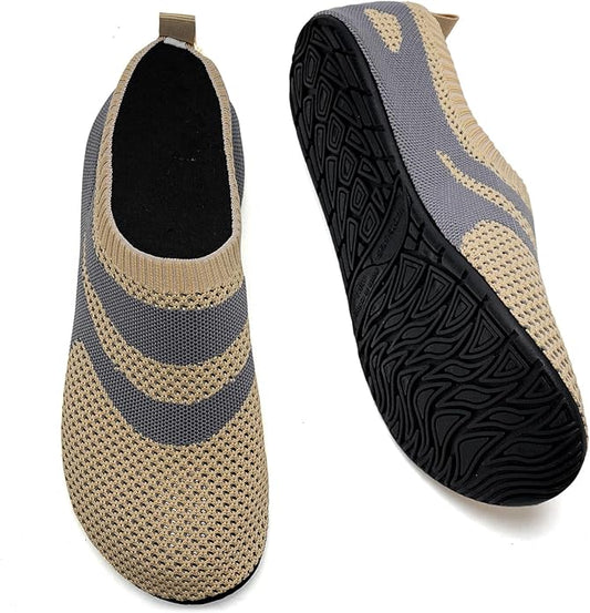 WateLves Barefoot Water Shoes for Women Men Travel Slippers Socks House Shoes Quick-Dry Aqua Socks for Beach Swim Pilates ...