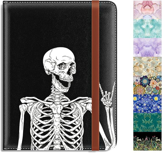 Rimilak Passport Holder, RFID Blocking Passport Cover Wallet Travel Essentials, Leather Travel Documents Organizer Protect...