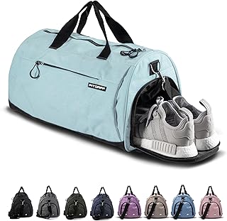 Fitgriff® Gym Bag for Men & Women with Shoe & Wet Compartment - Duffle Bag for Travel, Sports, Fitness & Workout