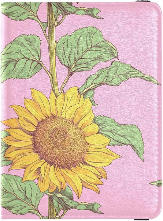 Unique Sunflowers Blush Passport and Vaccine Card Holder Combo Travel Documents Organizer Protector Passport Holder Combo ...