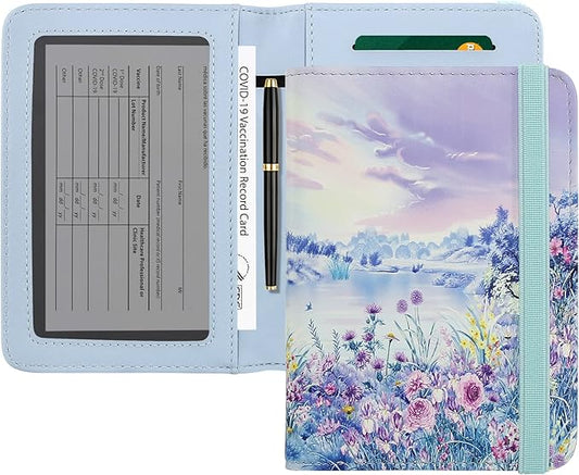 ZOPPEN Passport Holder Wallet, Passport Cover Travel Wallet Women Travel Essentials Accessories Document Organizer Travel ...