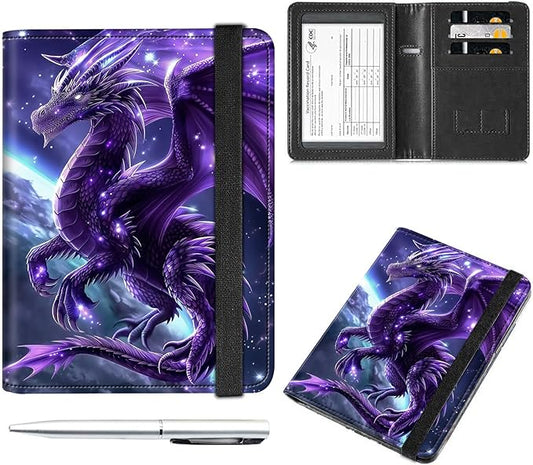 Passport and Vaccine Card Holder Combo,Passport Cover Case with Vaccine Card Slot RFID Blocking,Wallet,Passport Cover,Pass...