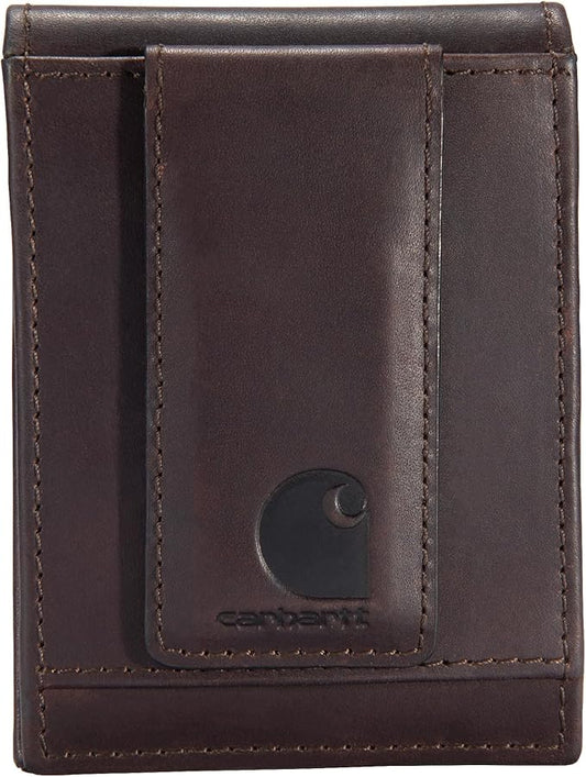Carhartt Men's Durable Oil Tan Leather Wallets, Available in Multiple Styles