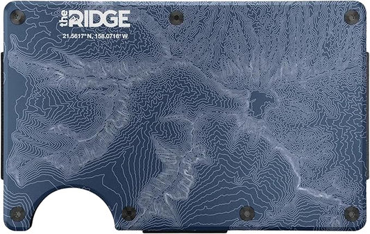 The Ridge Wallet - Slim Minimalist Compact Wallet and Card Holder| RFID Protected Front Pocket Wallets | Integrated Cash S...