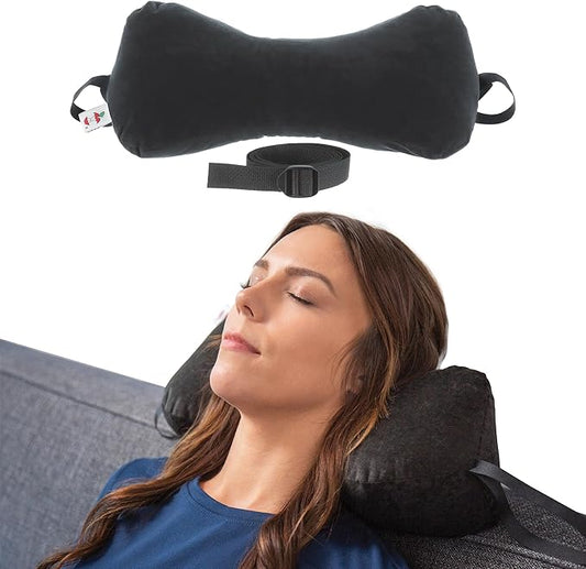 Core Products Sleep Log Bone Shaped Chiropractic Neck and Back Pillow for Cervical Support, Adjustable Firmness - Travel o...