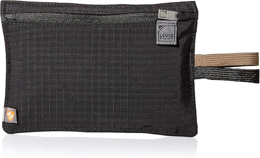Lewis N. Clark RFID Blocking Money Belt Travel Pouch + Credit Card, ID, Passport Holder for Women & Men, Black, One Size