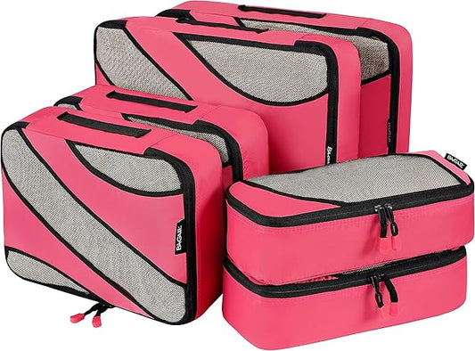 BAGAIL 6 Set Packing Cubes,Travel Luggage Packing Organizers