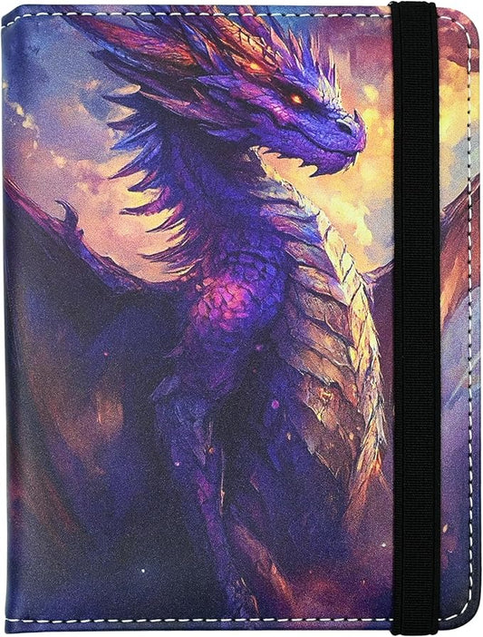 Dragon Passport Holder for Women and Men PU Leather Passport Cover for Travel