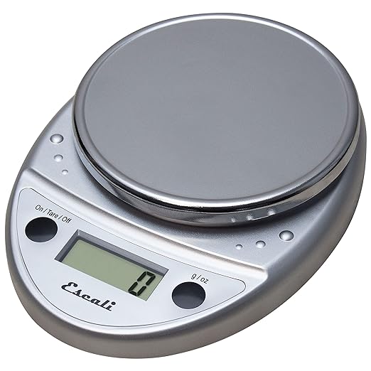 Escali Primo Digital Food Scale Multi-Functional Kitchen Scale and Baking Scale for Precise Weight Measuring and Portion C...