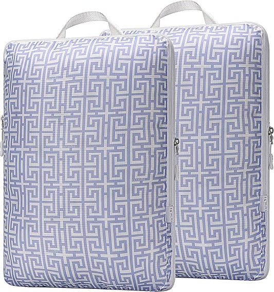 Extra Large Compression Packing Cubes for Checked Luggage, Lightweight Suitcase Organizers & Space Saver Bags - Travel Cub...